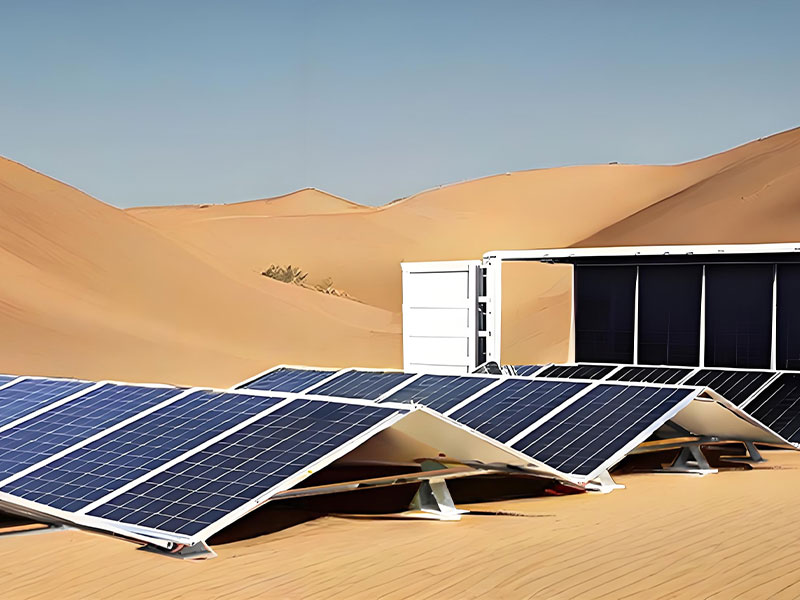 Solcellsbehållare (rälstyp)